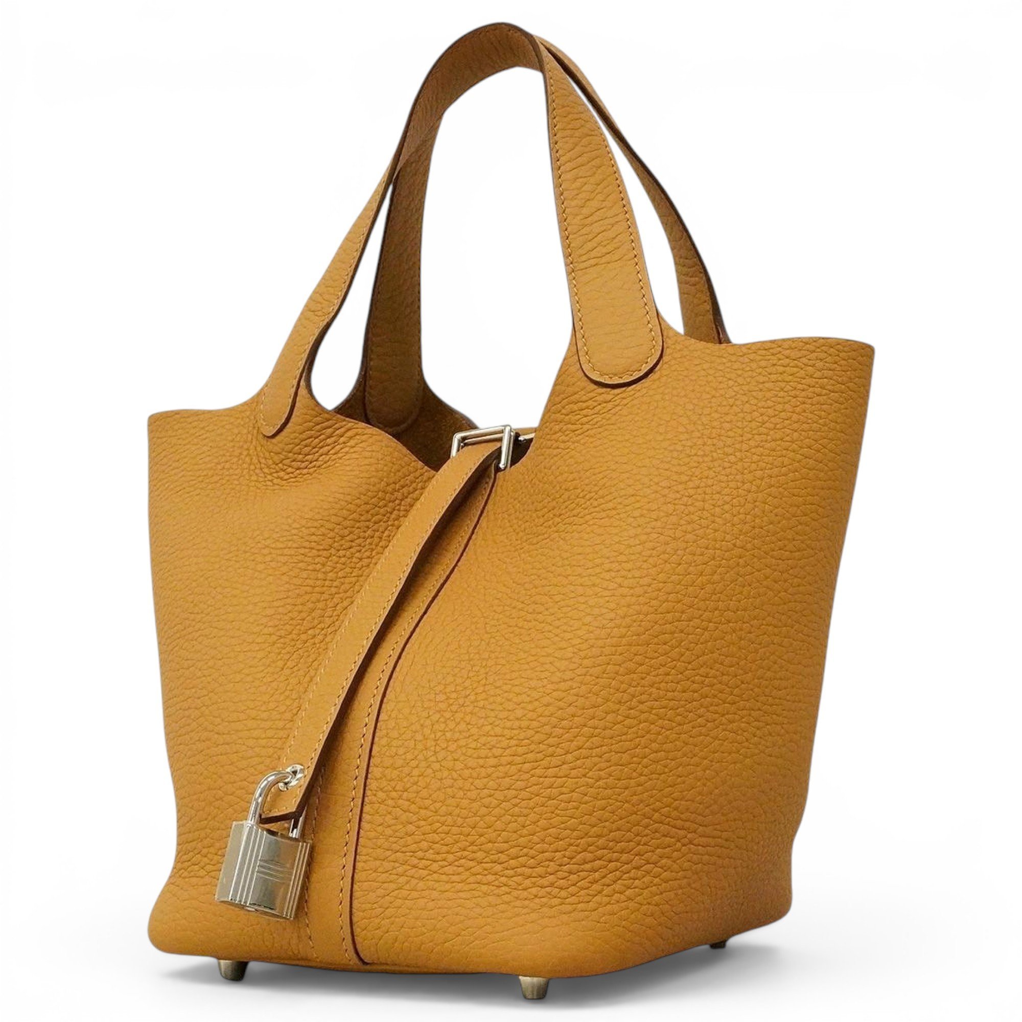 Picotin leather handbag