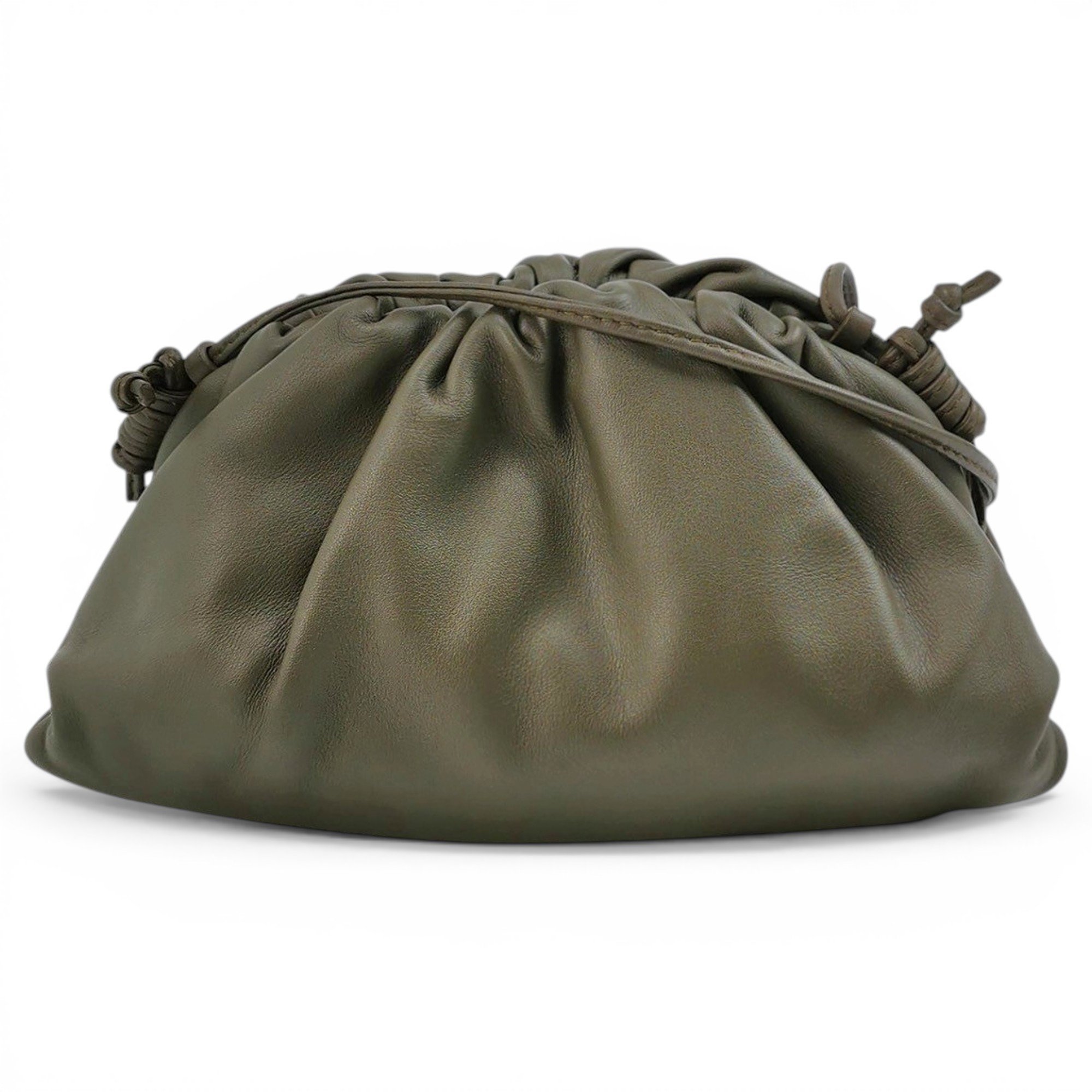 Pouch leather handbag