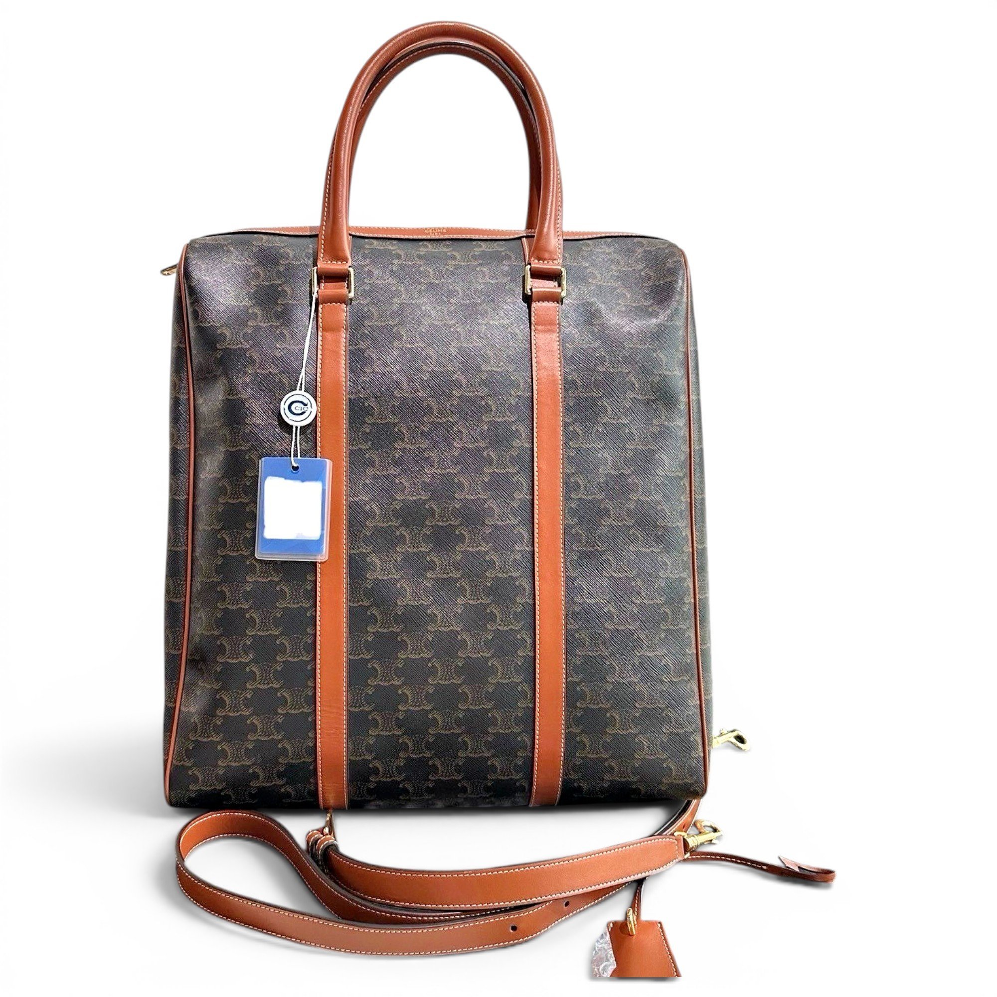 Vinyl handbag