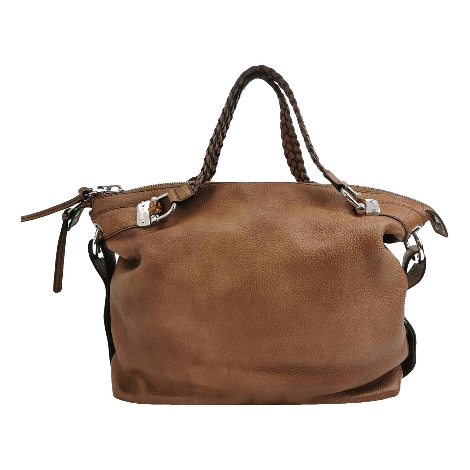 Leather handbag