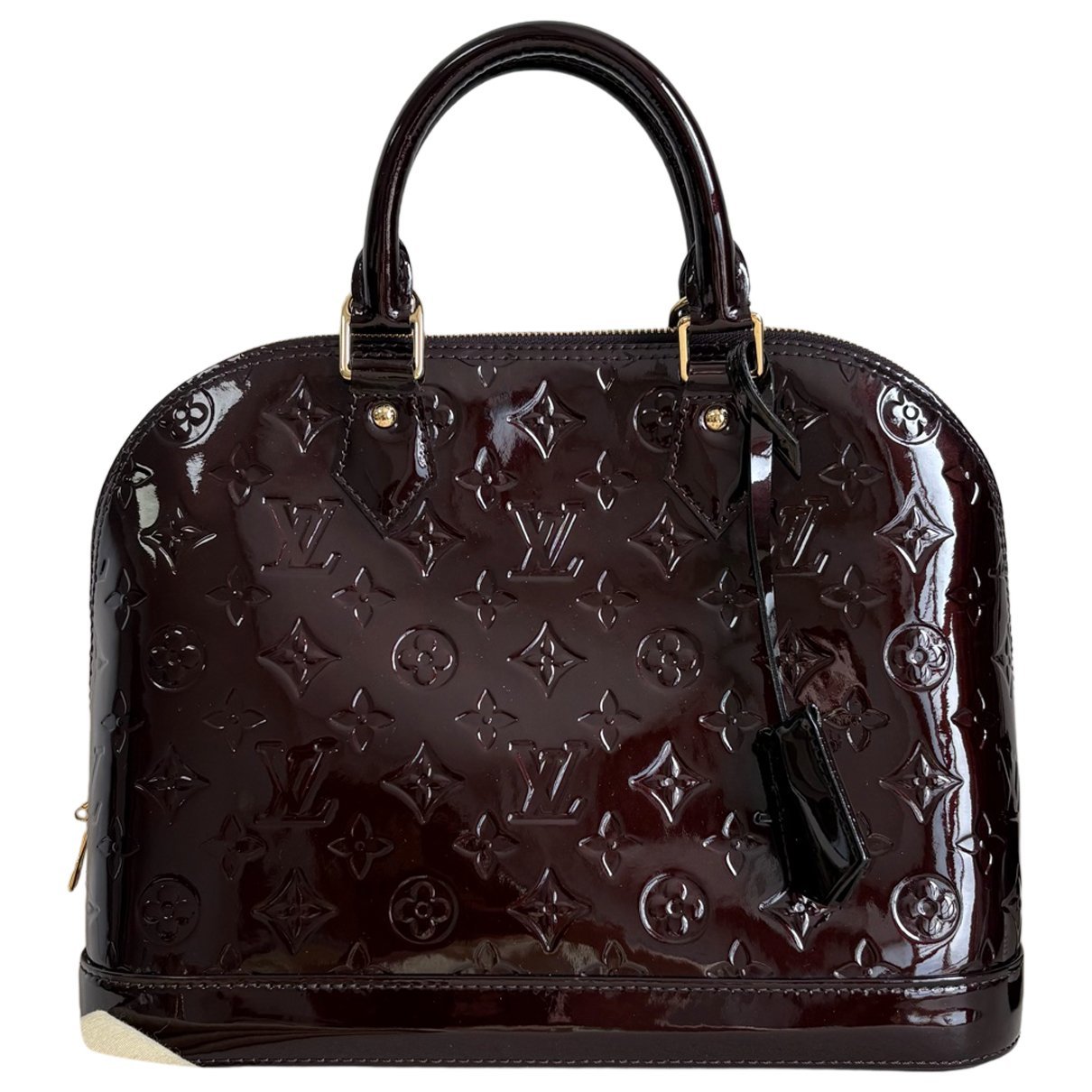 Alma BB patent leather handbag