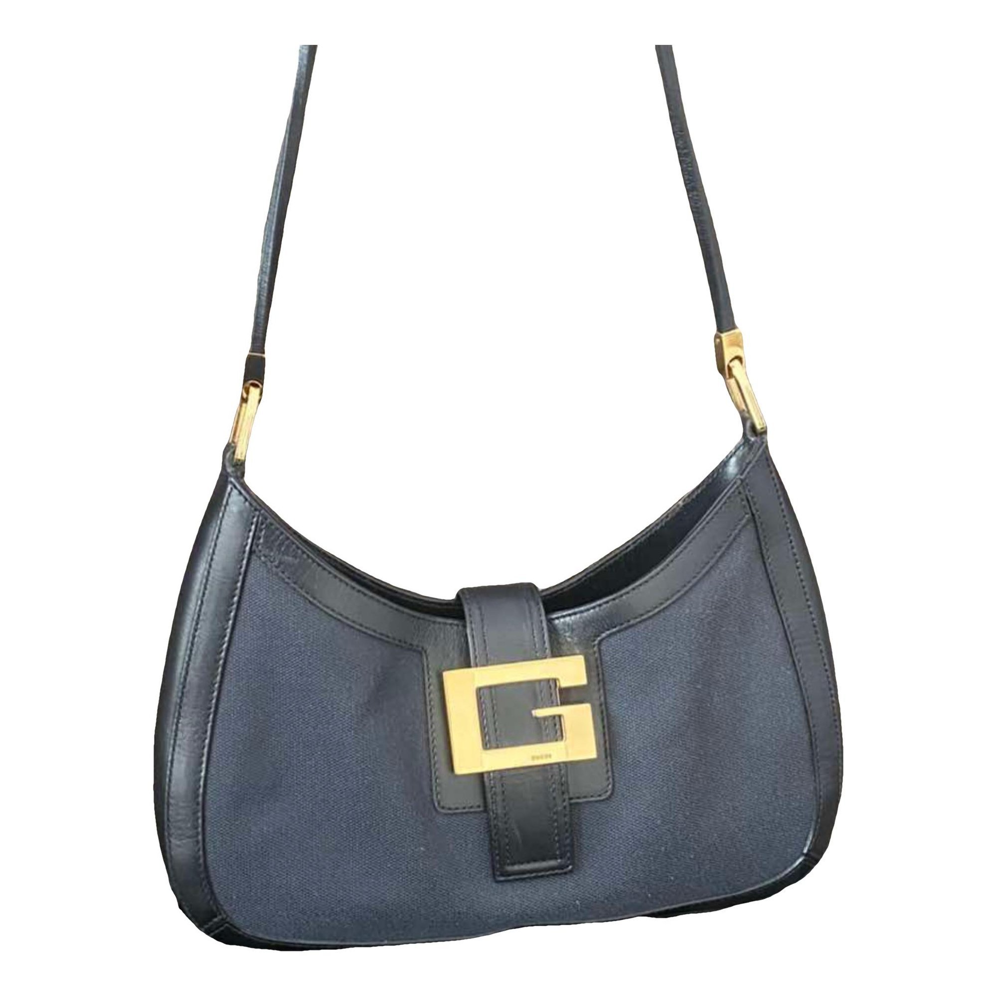 Square G leather handbag