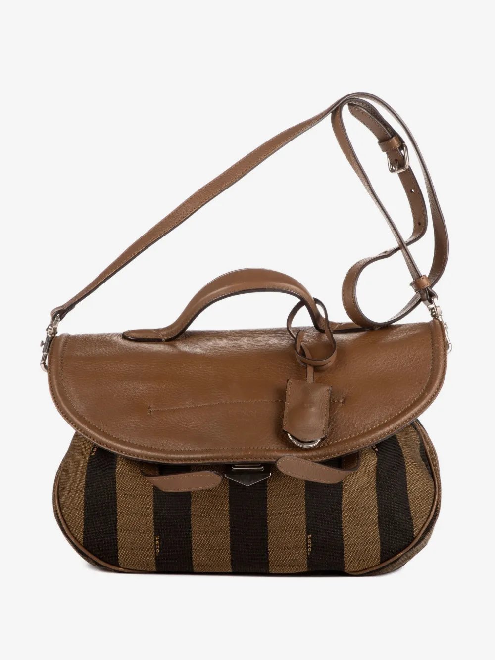 striped shoulder bag