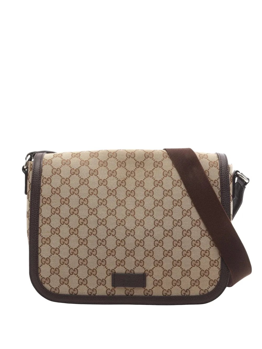 2000s GG canvas shoulder bag