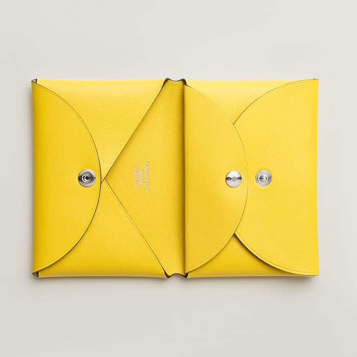 Jaune De Naples Calvi Duo Compact Card Holder