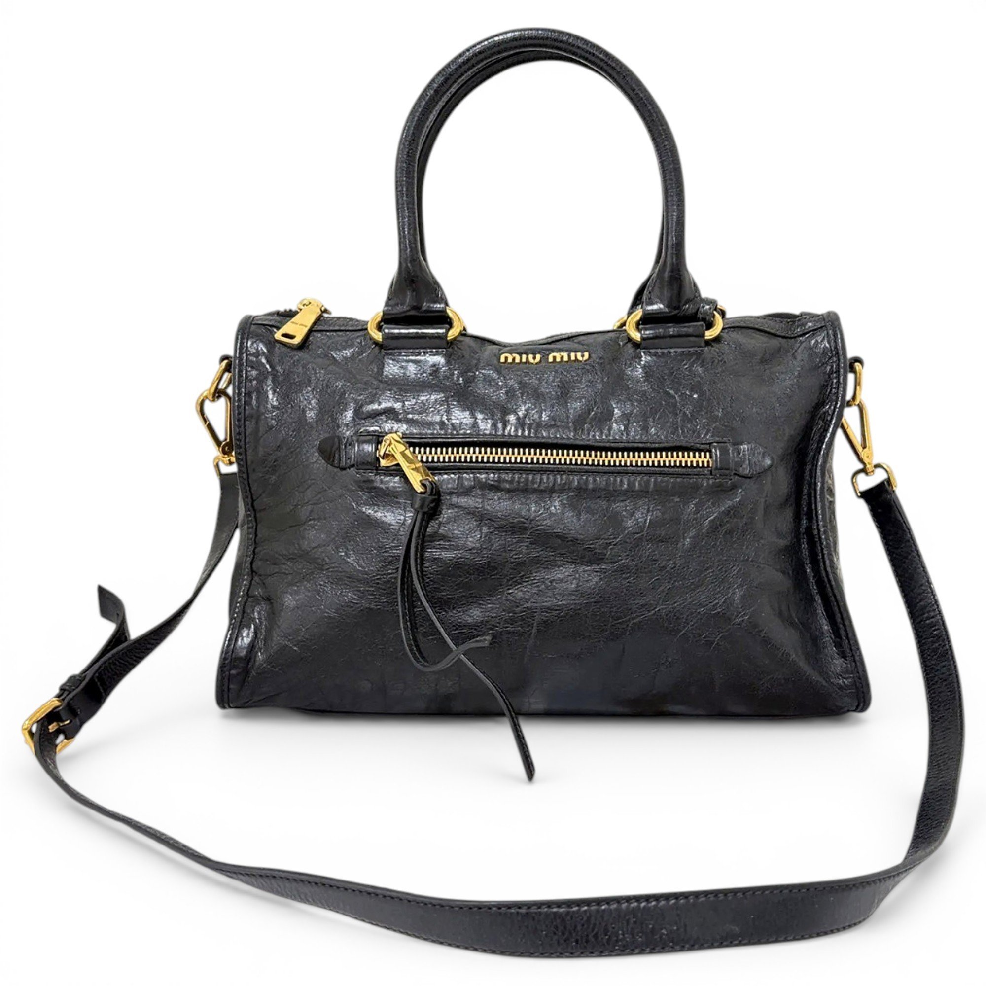 Vitello leather handbag