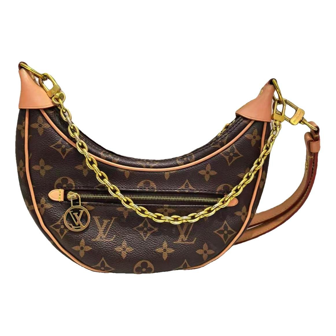 Loop leather handbag