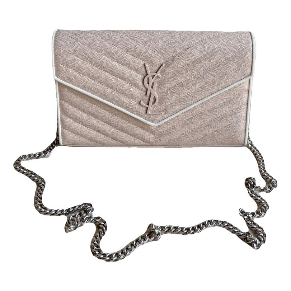 Portefeuille enveloppe leather handbag