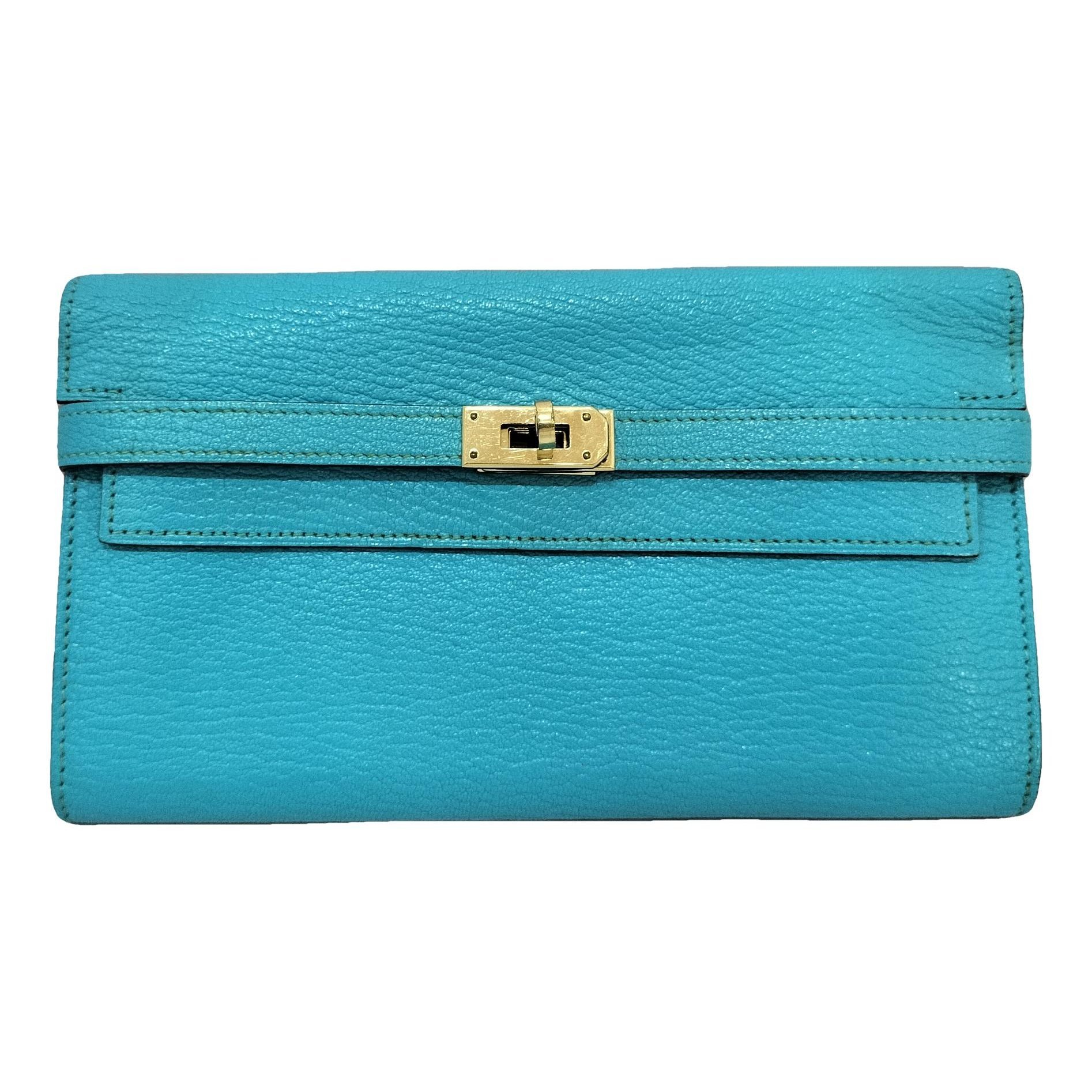 Kelly to go leather clutch bag