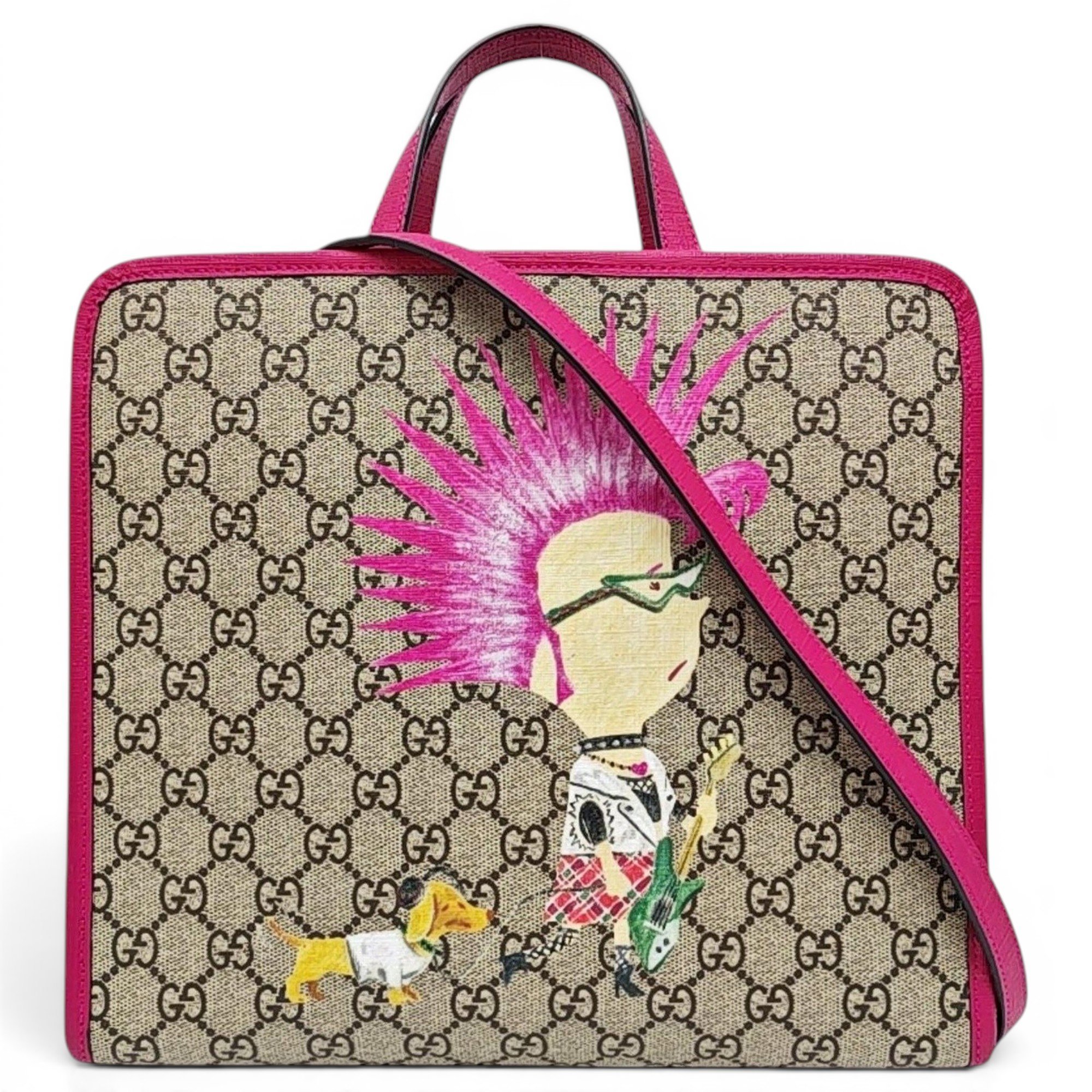 Leather handbag
