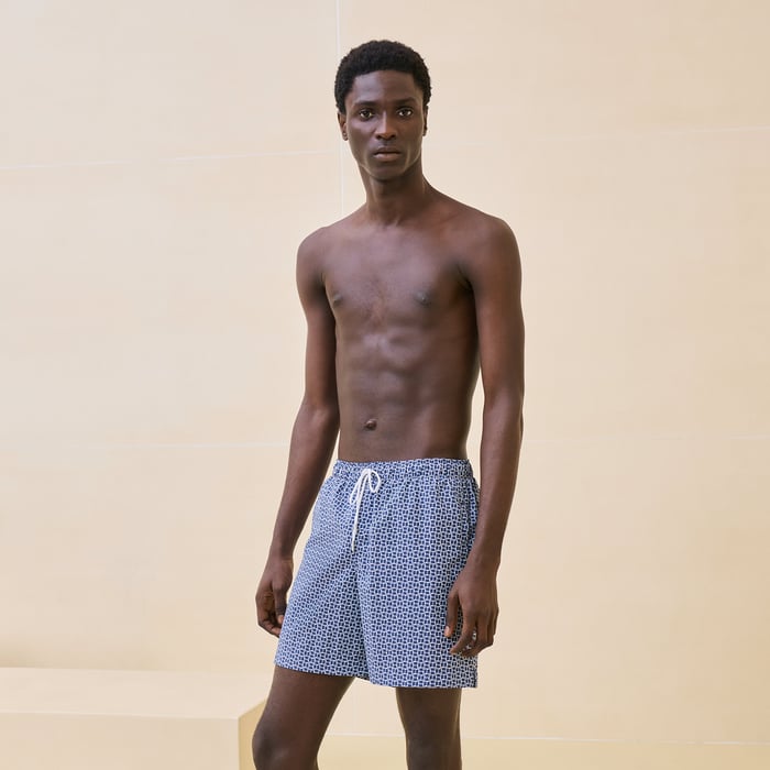 "Step" swim trunks
