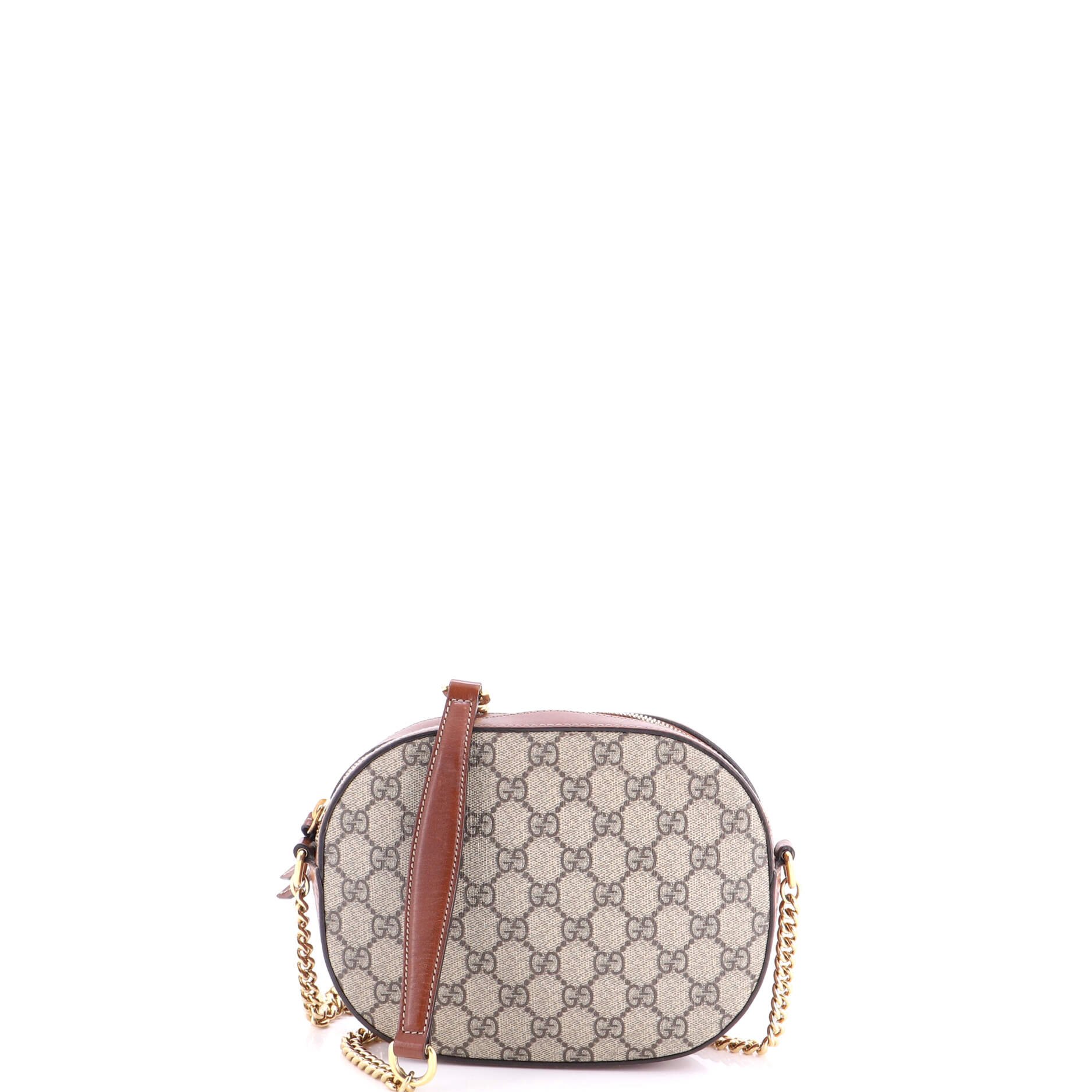 Chain Crossbody Bag GG Coated Canvas and Leather Mini