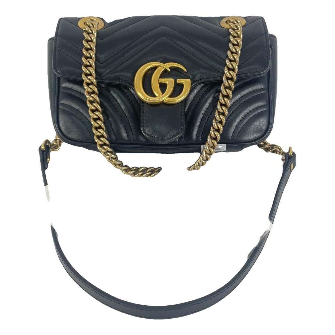 GG Marmont Flap leather crossbody bag