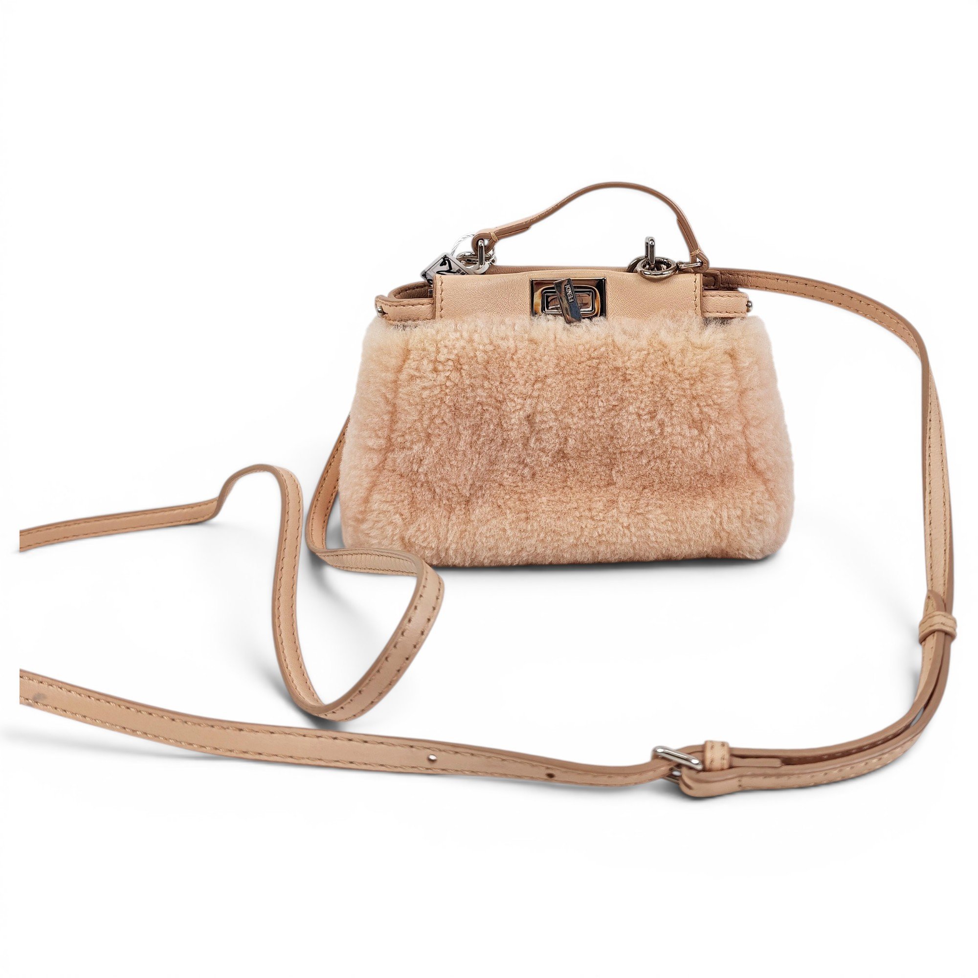 Peekaboo leather handbag