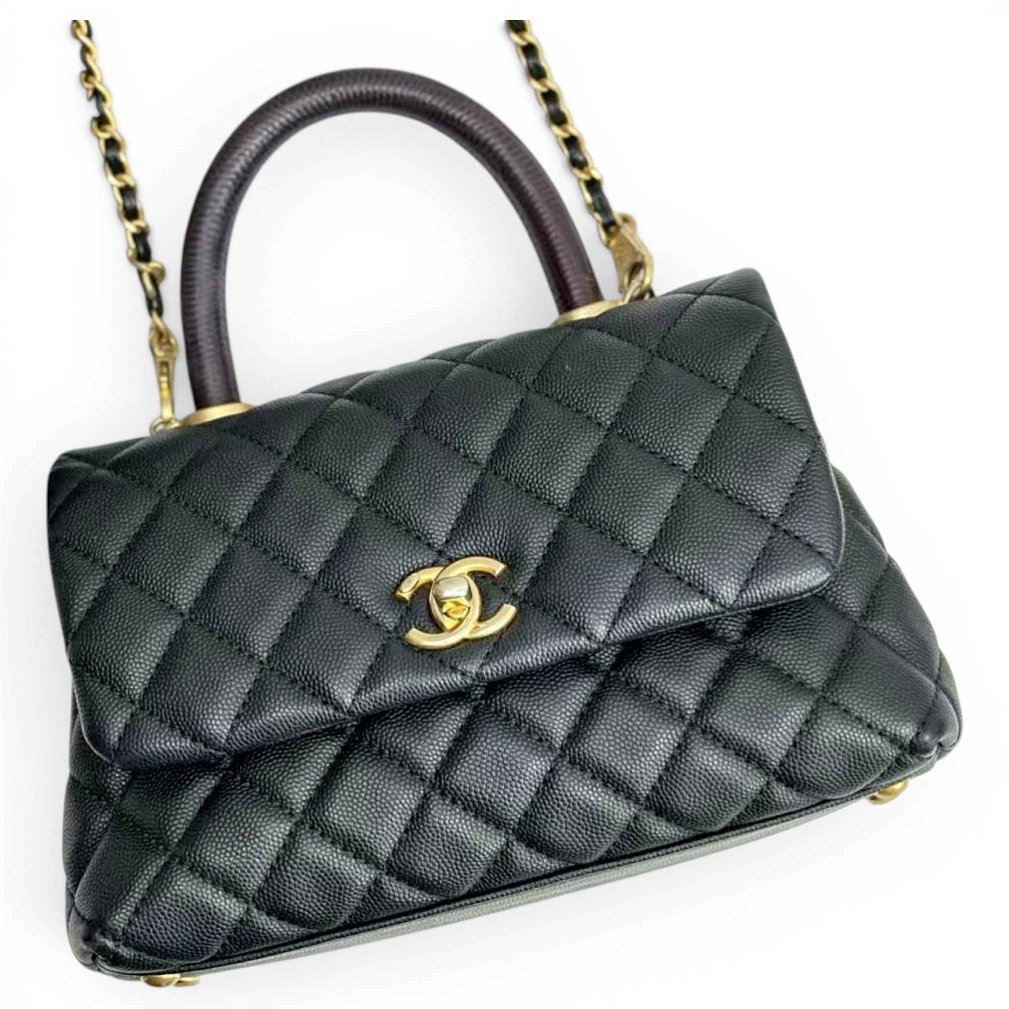 Chanel Coco Handle leather handbag