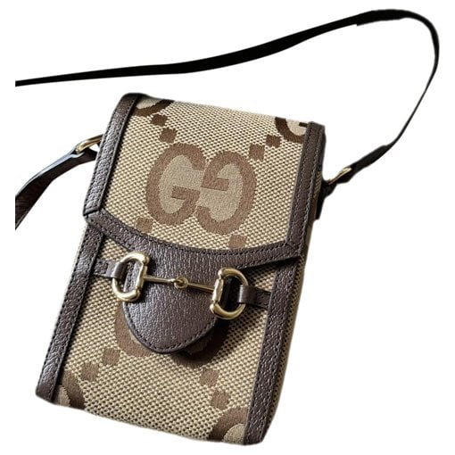 Horsebit 1955 Vertical cloth crossbody bag