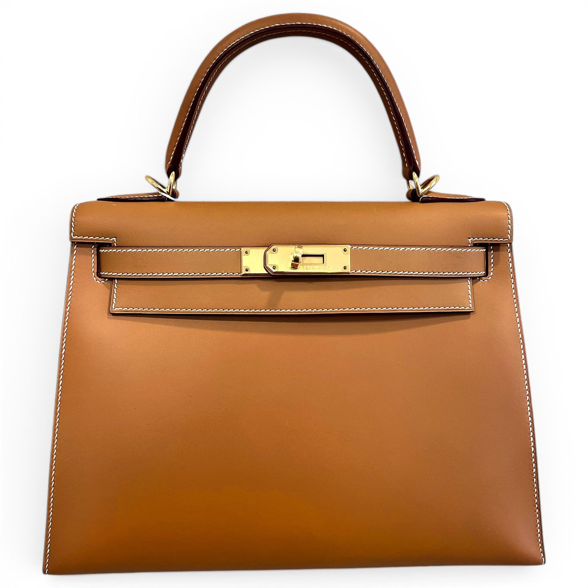 Kelly 28 leather handbag