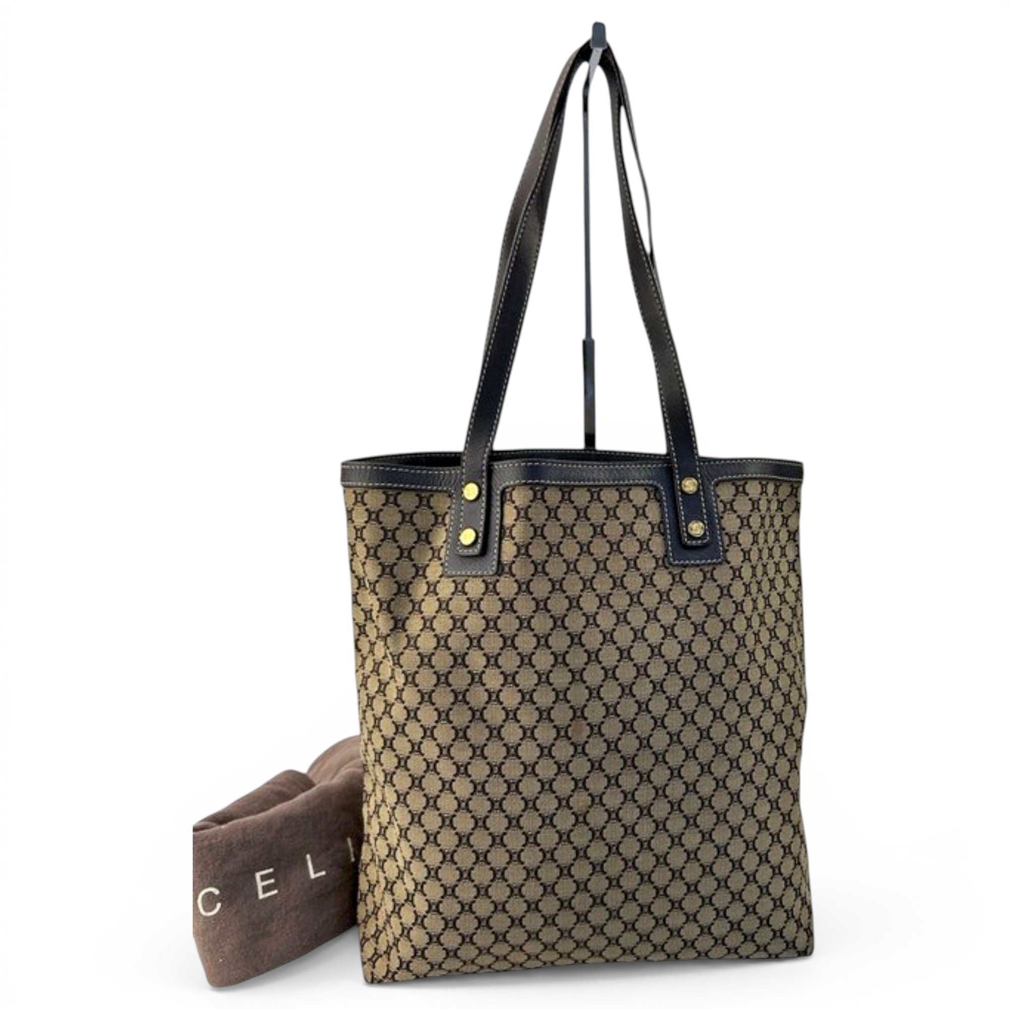 Leather tote