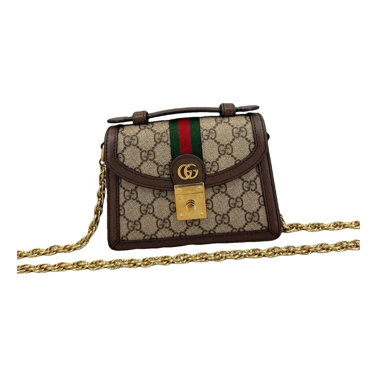 Ophidia Flap Top Handle cloth handbag