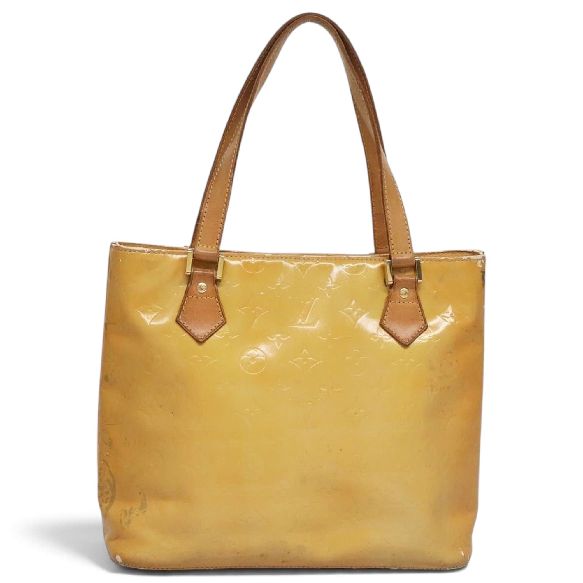 Houston patent leather handbag