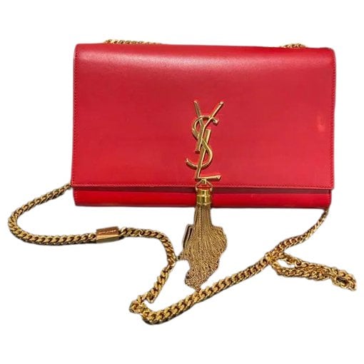 Pompom Kate leather crossbody bag