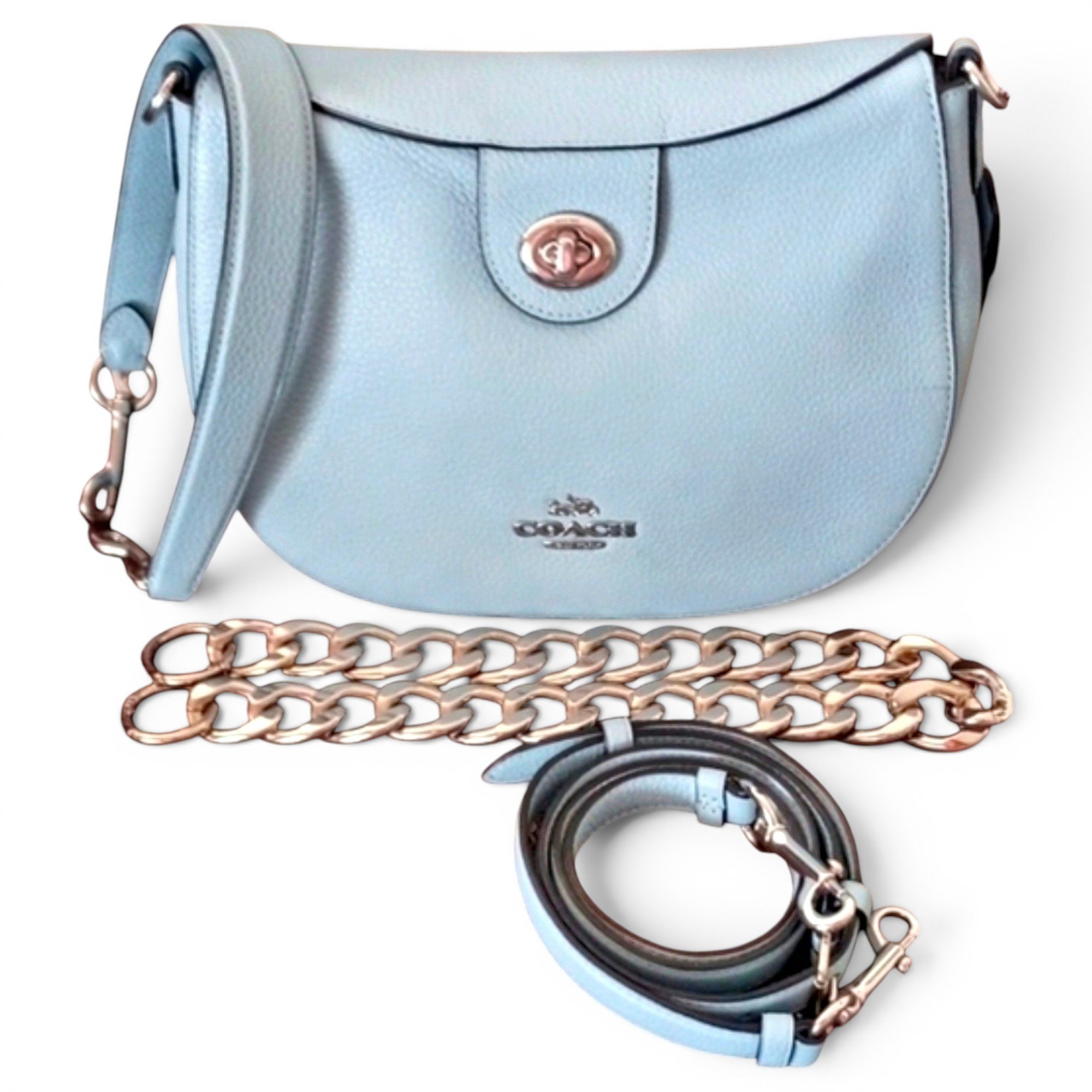 Leather crossbody bag