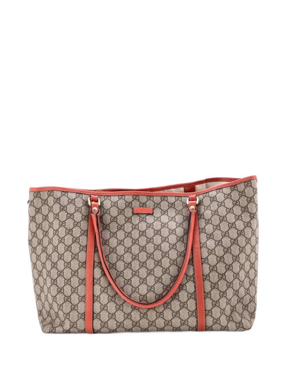 Joy GG Coated Canvas with Leather Medium tote bag