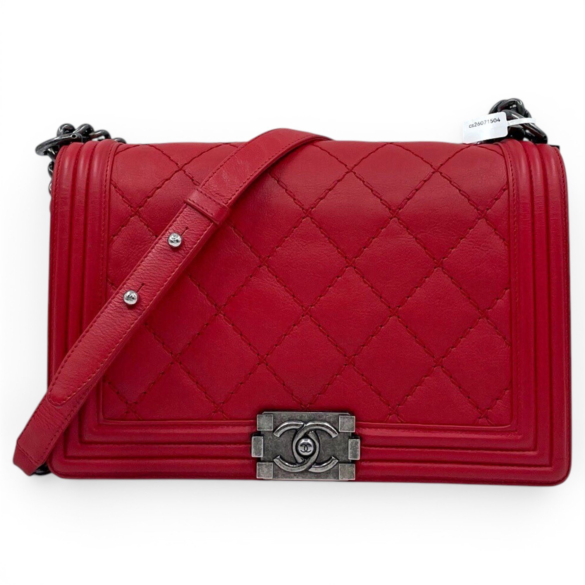 Boy leather crossbody bag