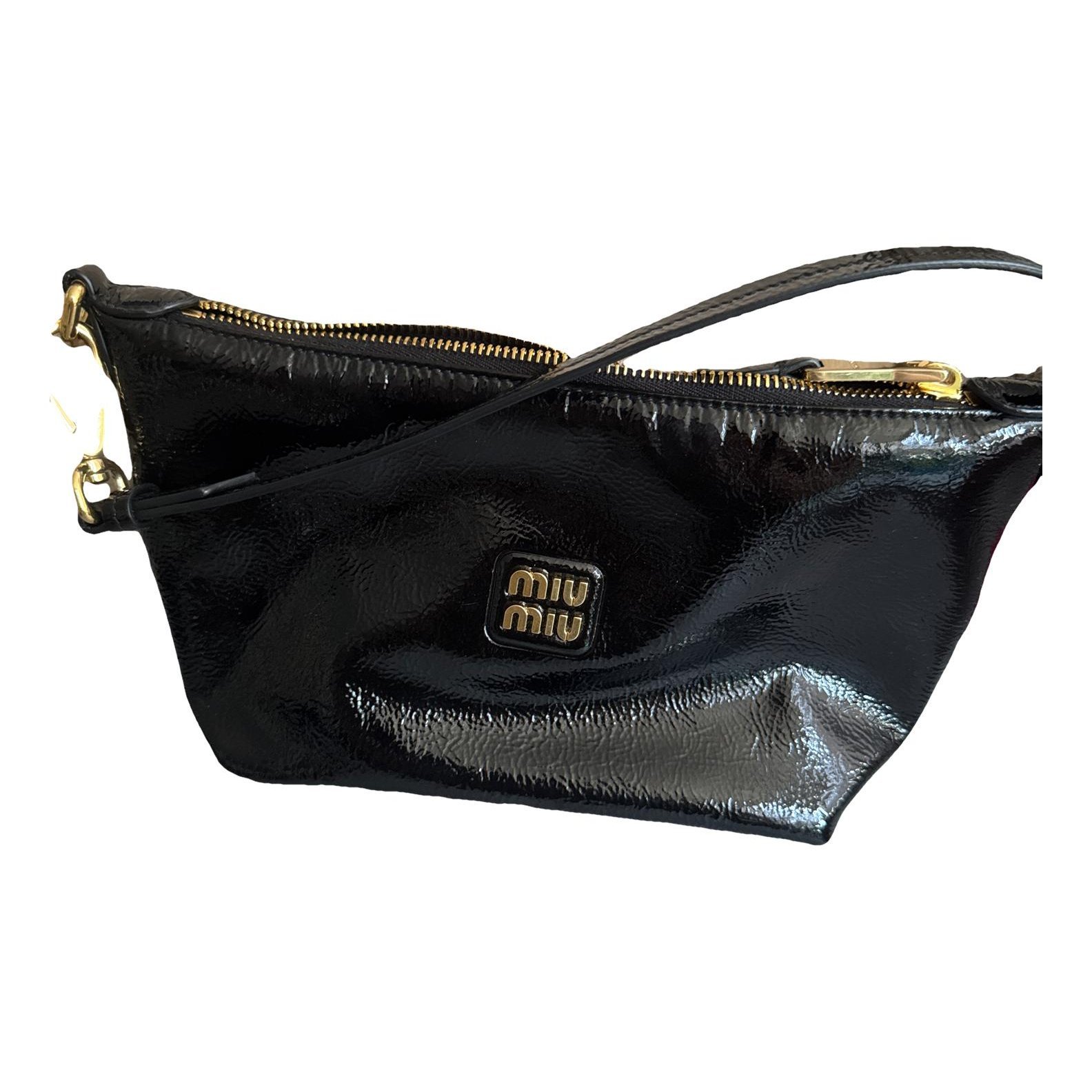 Patent leather mini bag