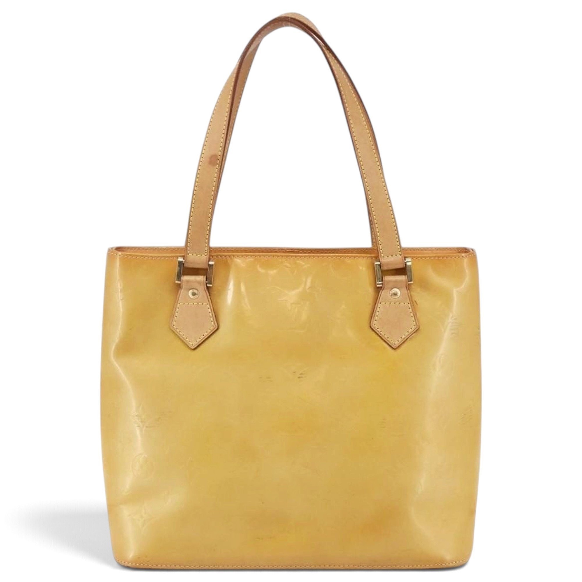 Houston patent leather handbag