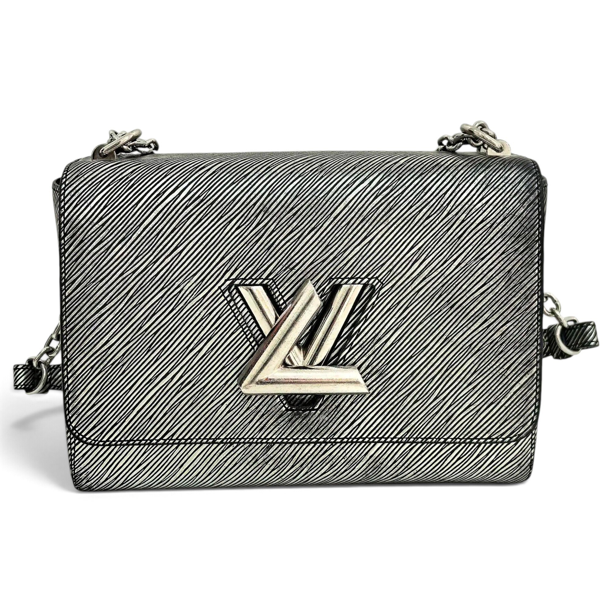 Twist leather handbag