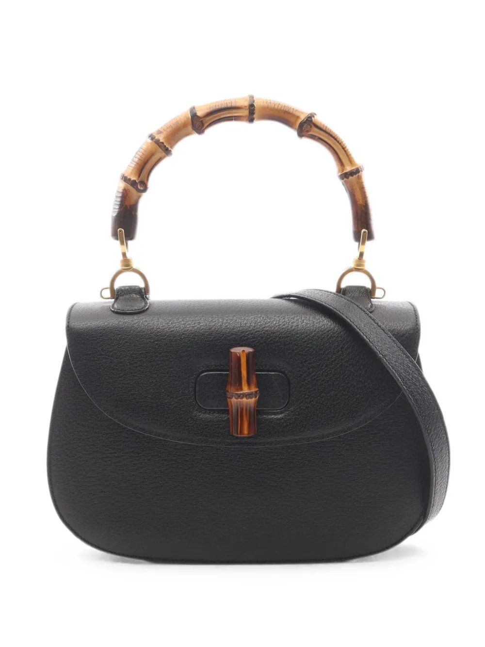 2010s Bamboo turn-lock shoulder bag