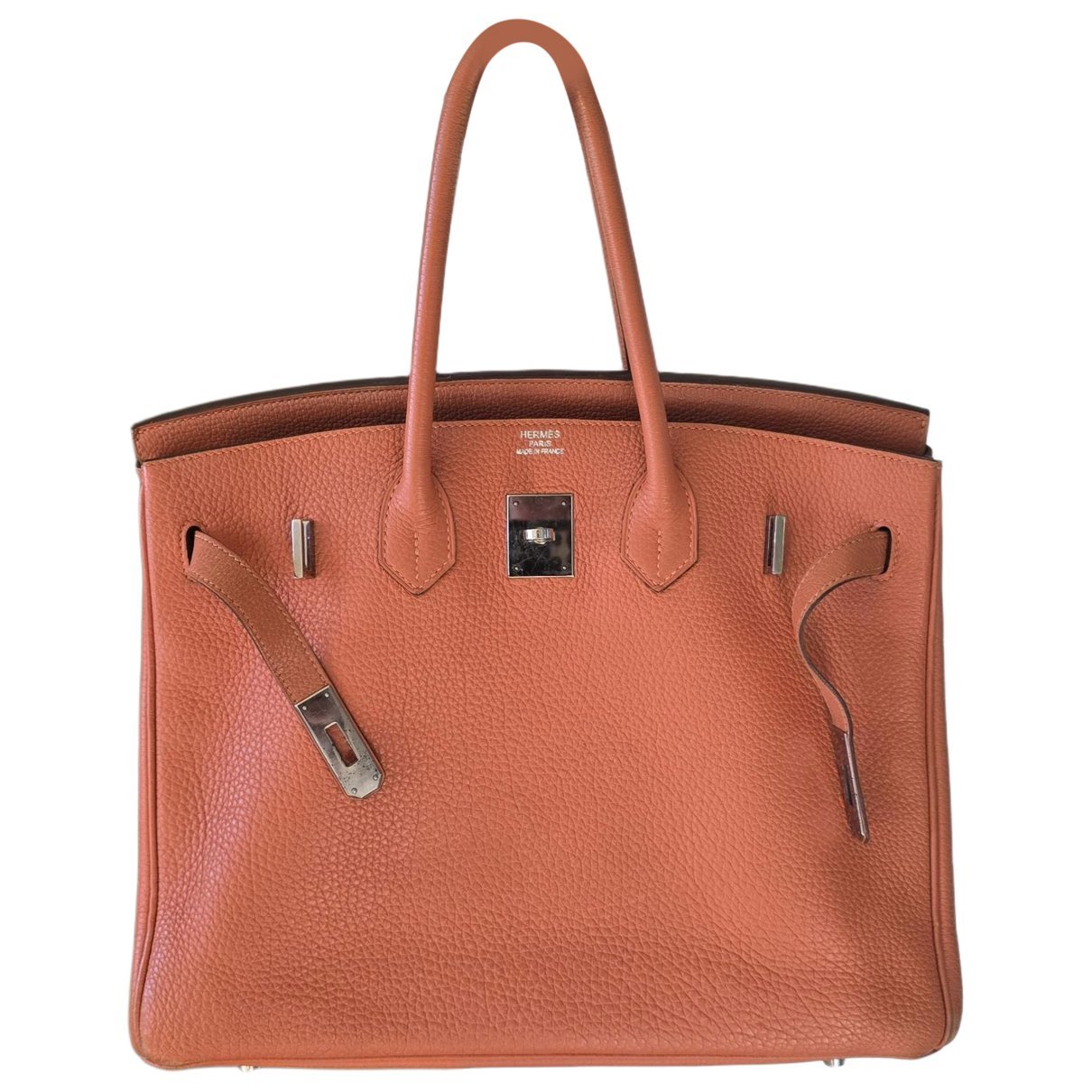 Birkin 35 leather handbag