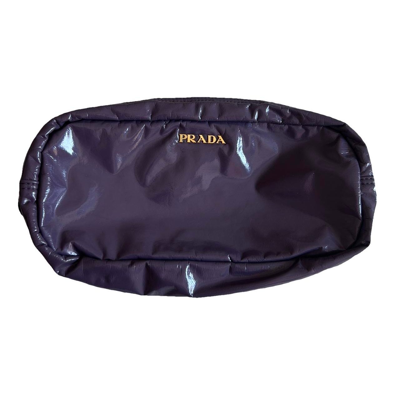 Patent leather clutch bag