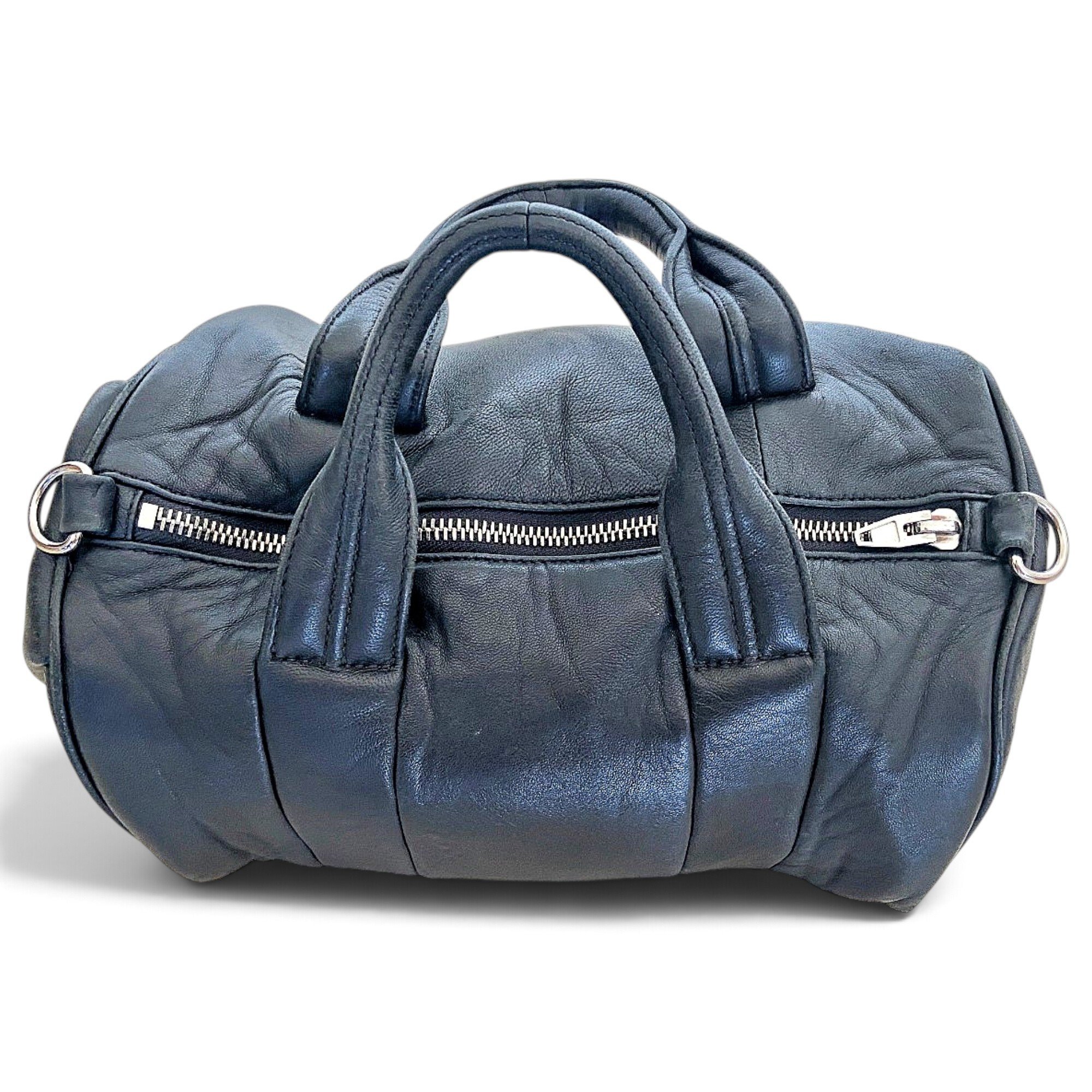 Rocco leather bowling bag