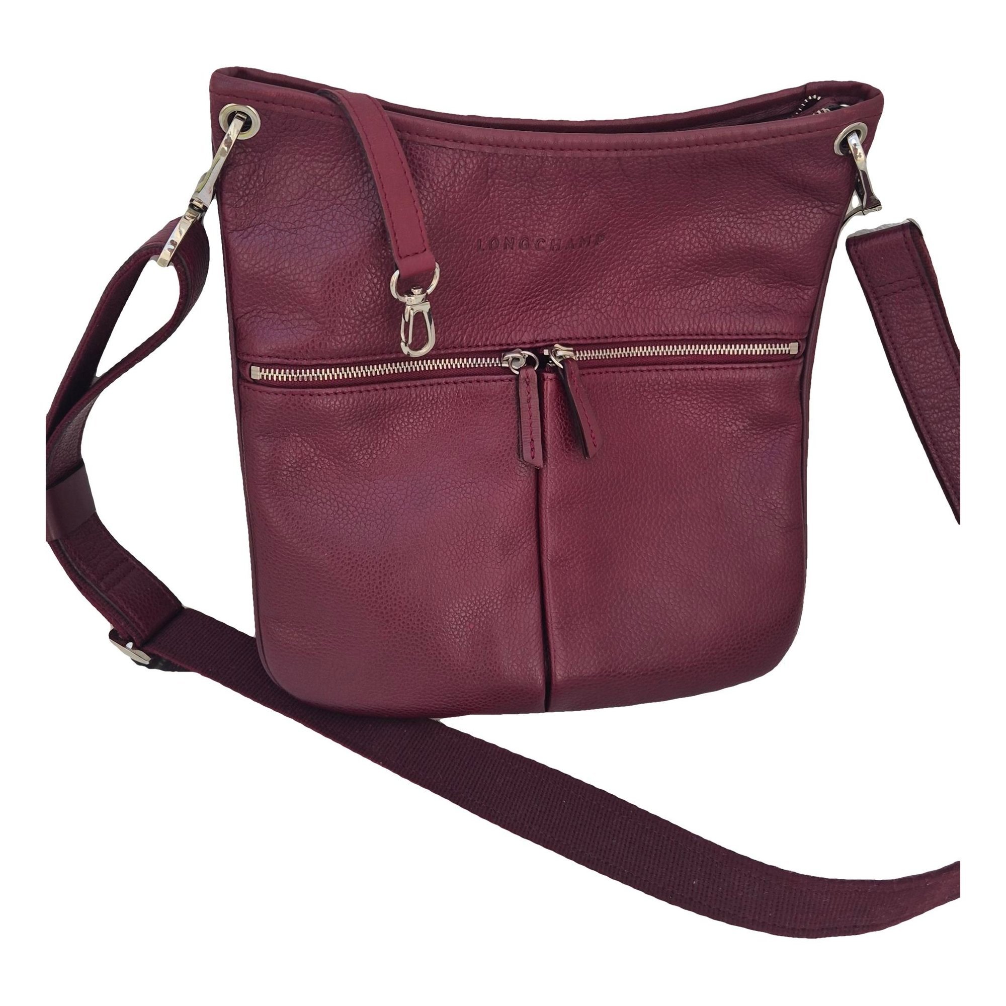 Leather crossbody bag