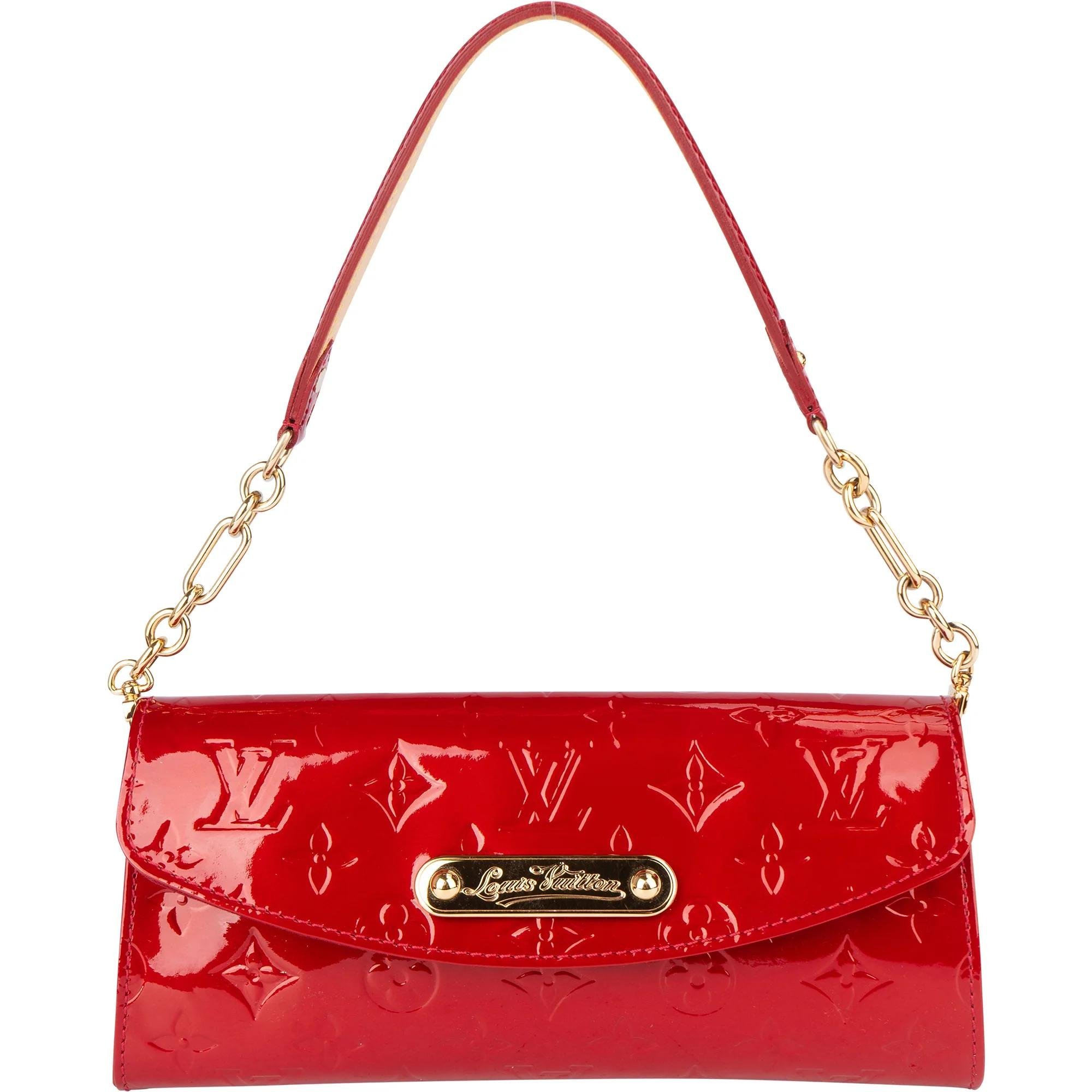 Sunset Boulevard patent leather handbag