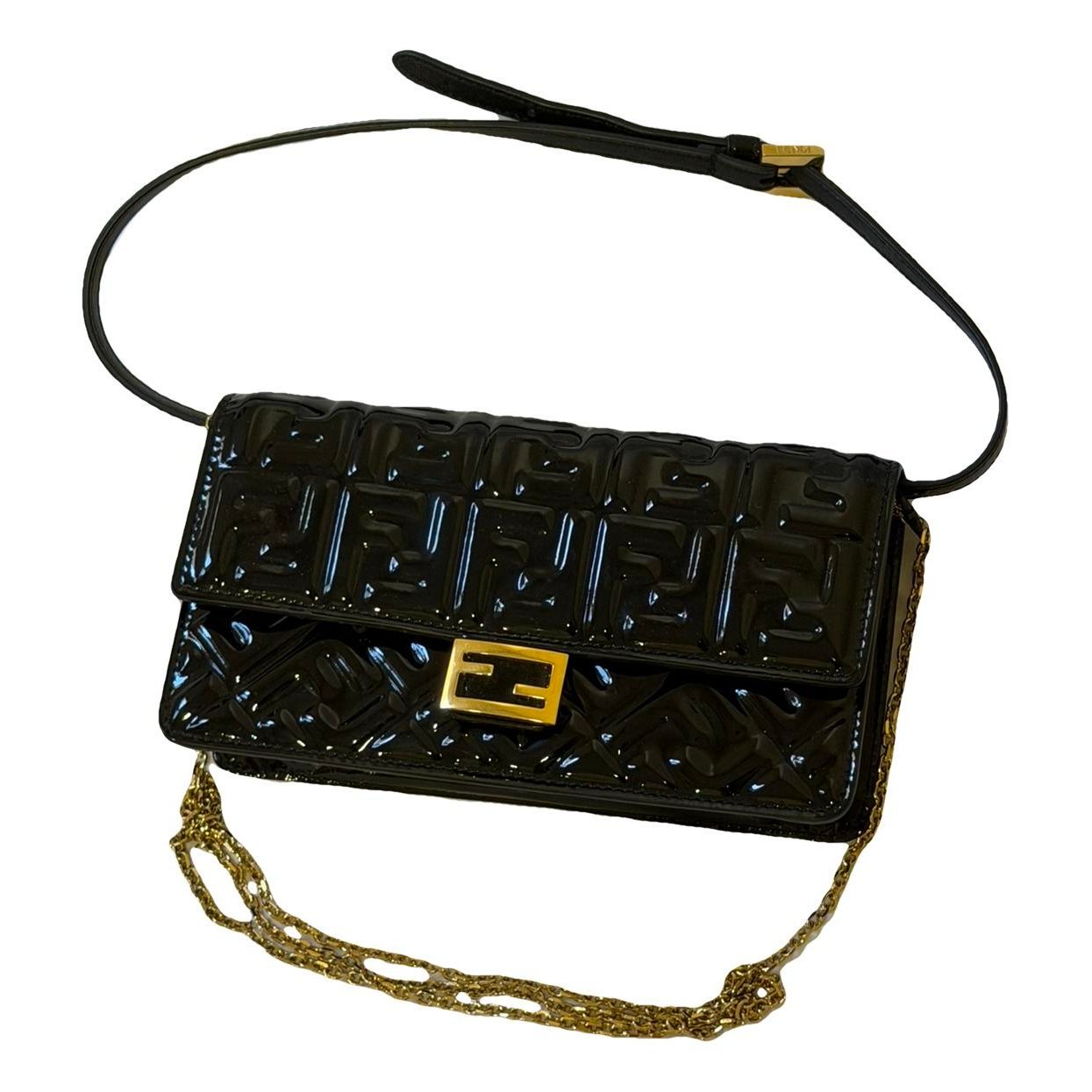 Baguette leather handbag