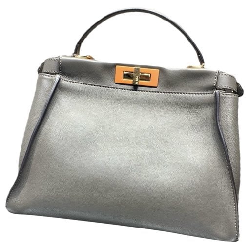 Peekaboo leather handbag