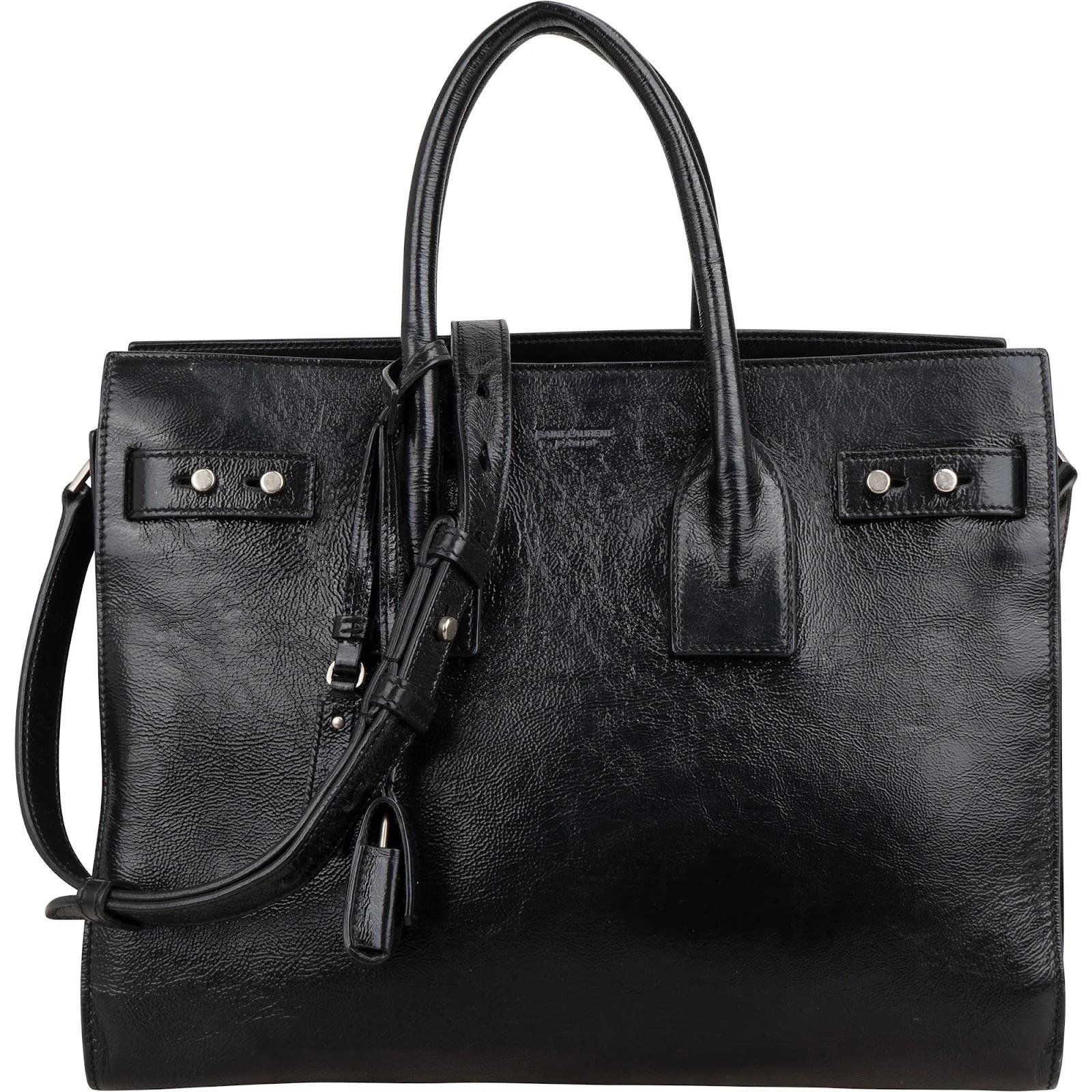Sac de Jour patent leather handbag