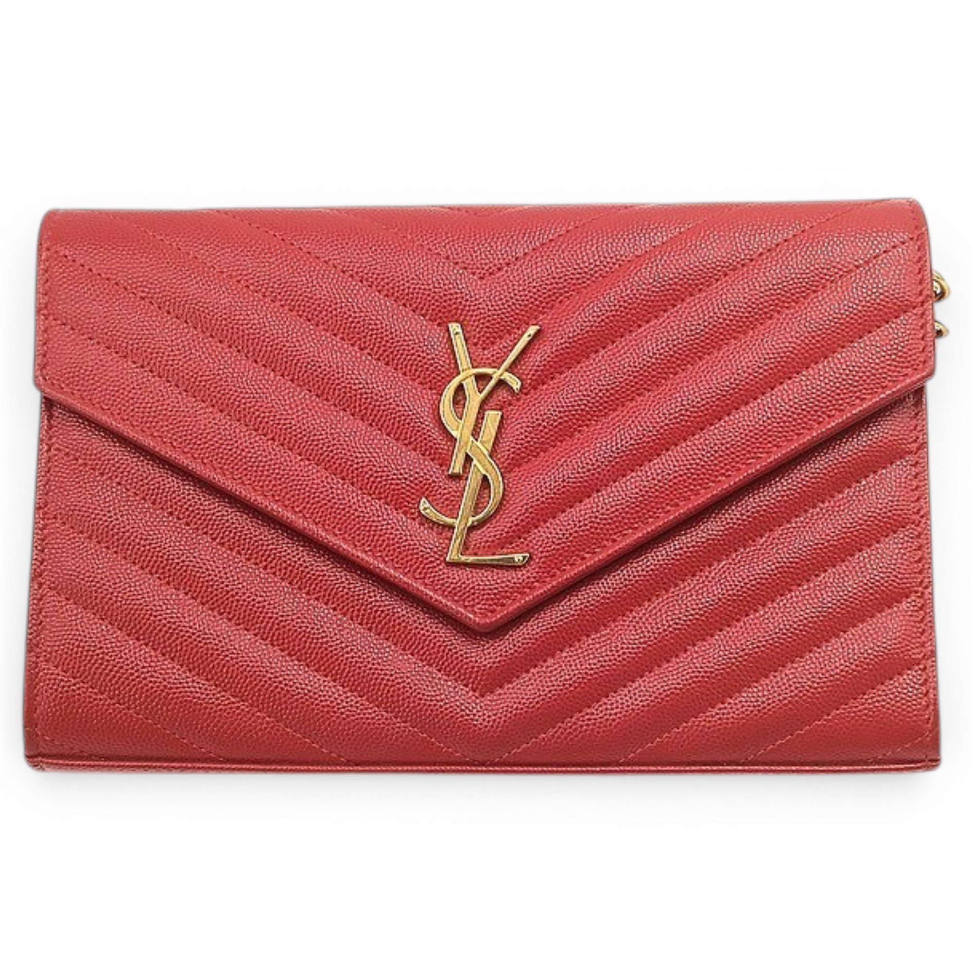 Portefeuille enveloppe leather handbag