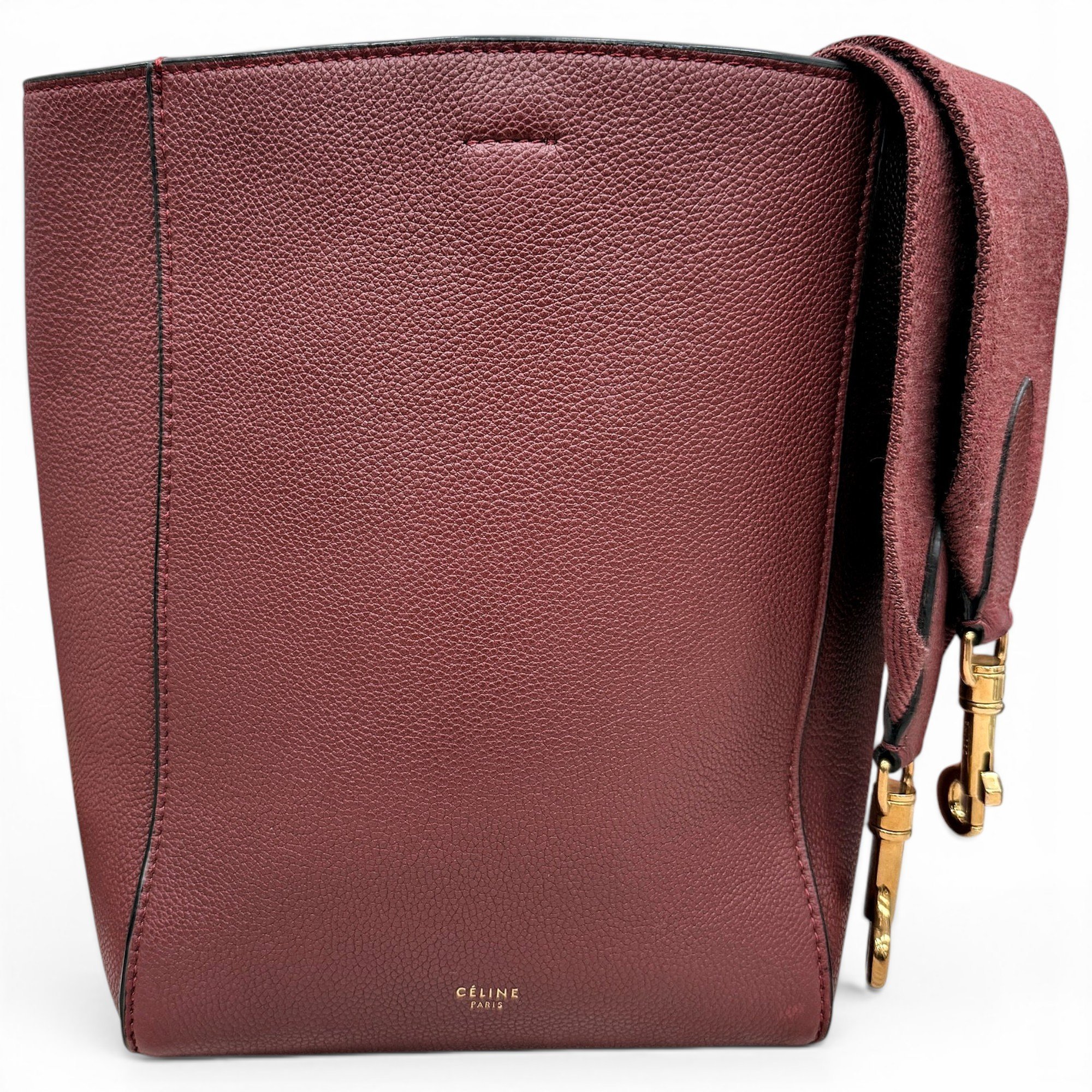 Seau Sangle leather handbag
