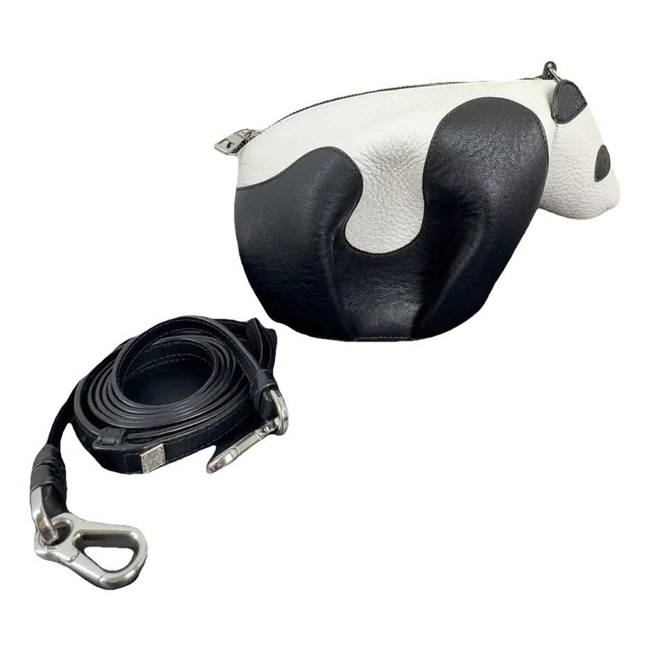 Animals leather handbag