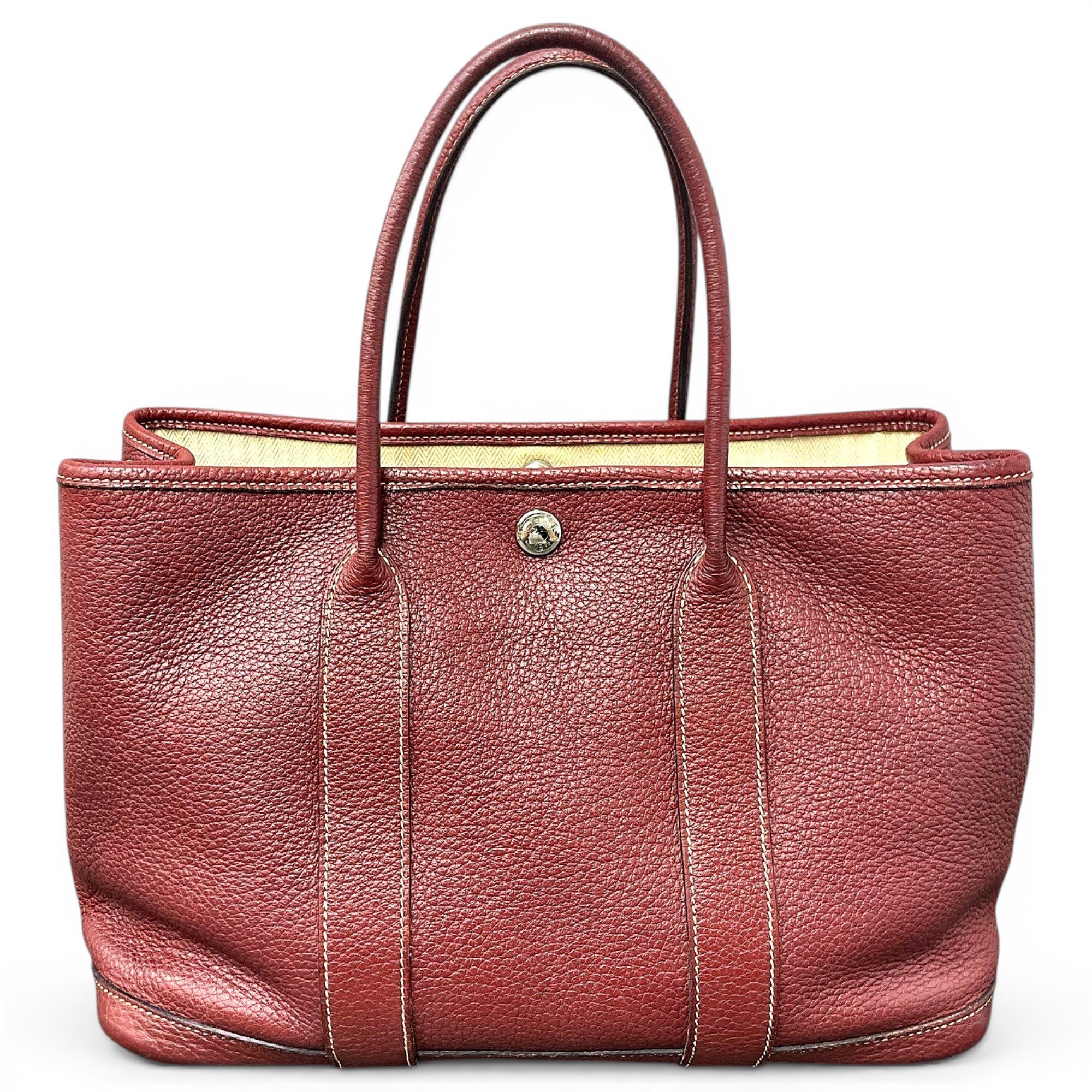 Garden Party leather handbag