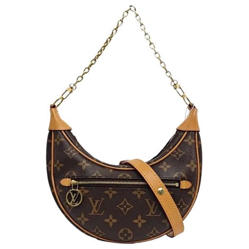 Loop leather crossbody bag