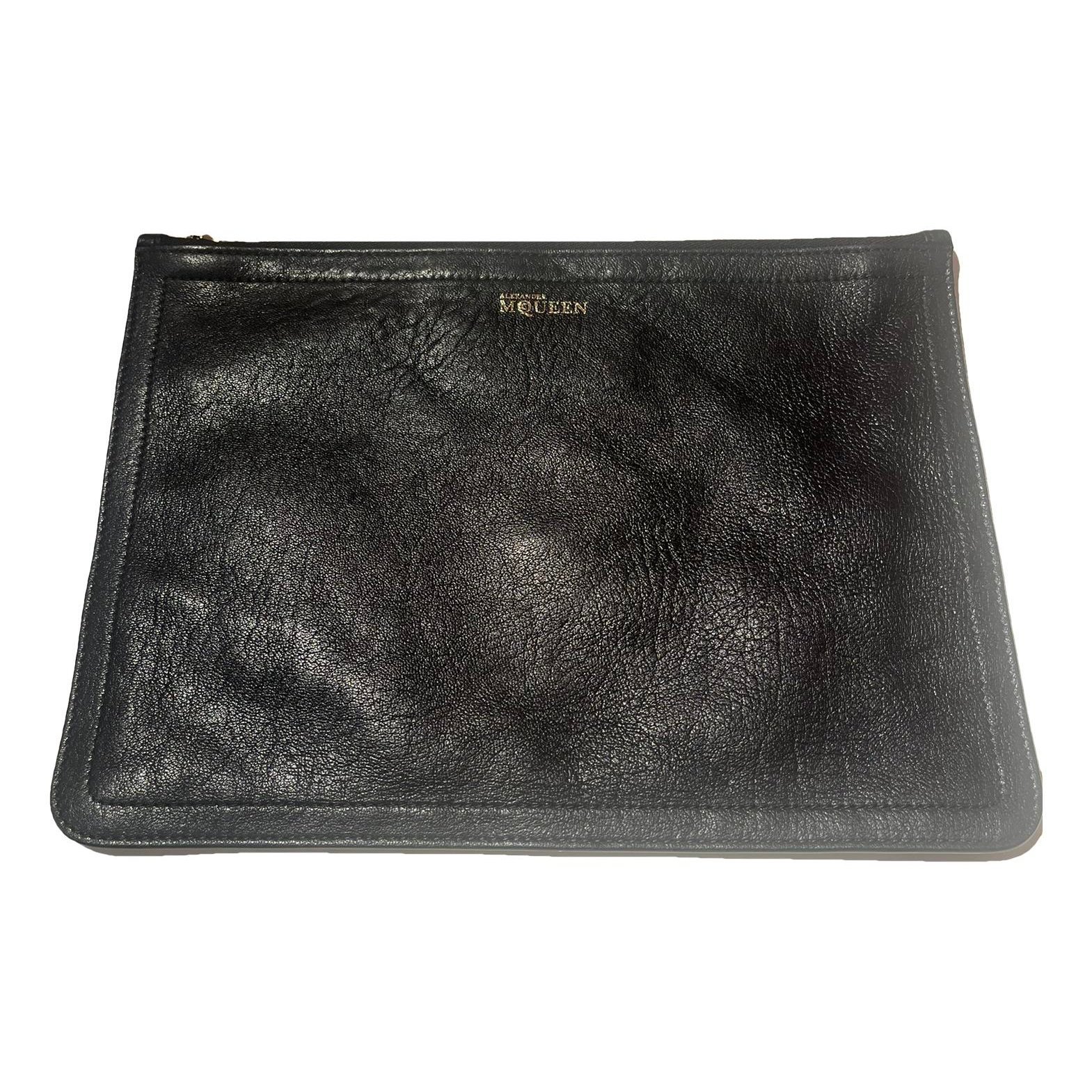 Alexander McQueen Leather clutch bag