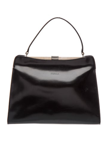 Leather Top Handle Bag