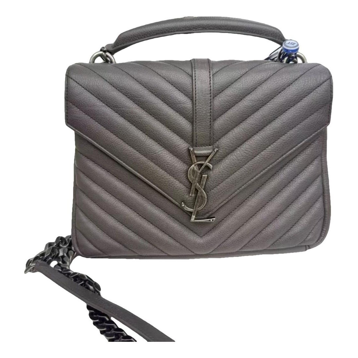 Collége monogramme leather tote