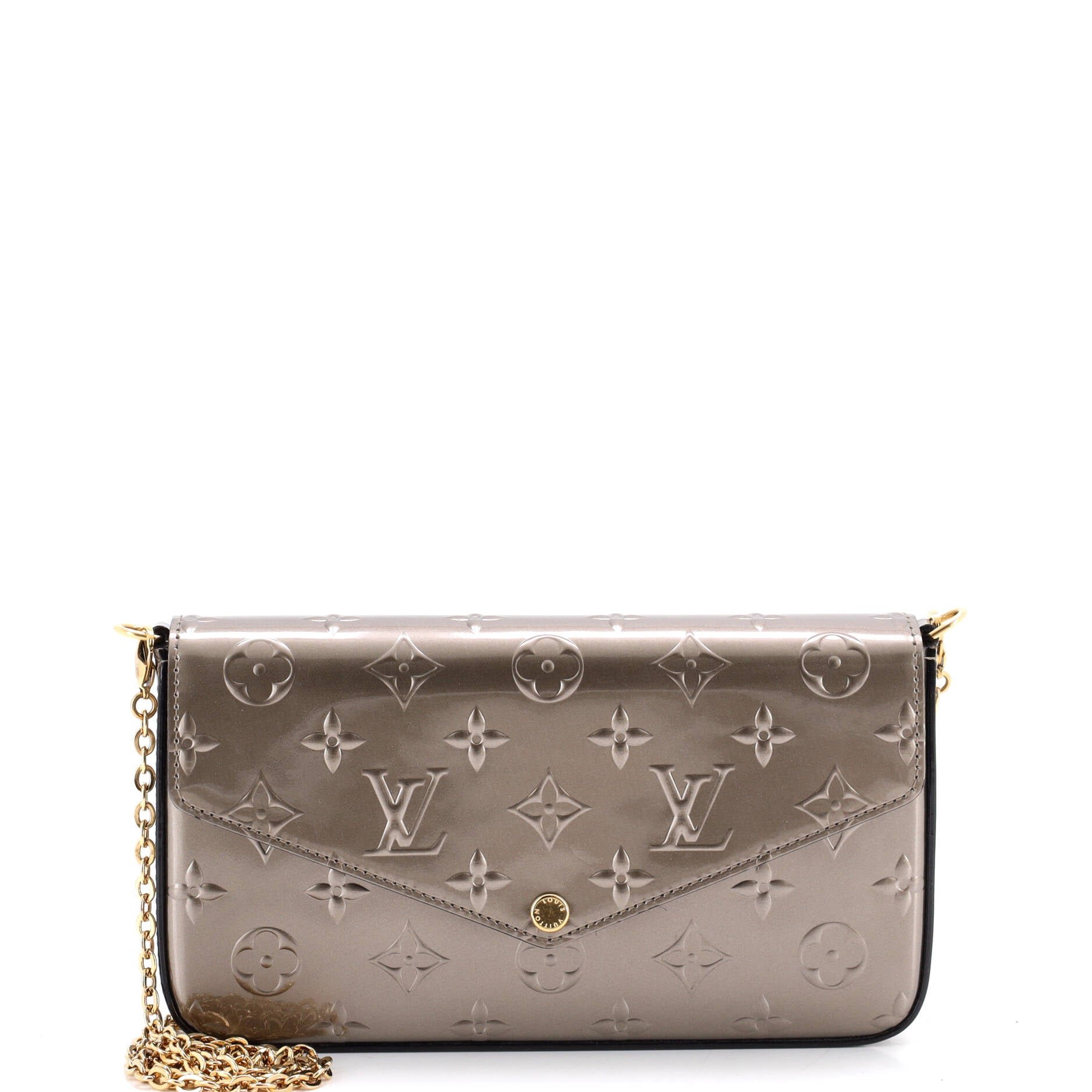 Felicie Pochette Limited Edition Metallic Monogram Vernis
