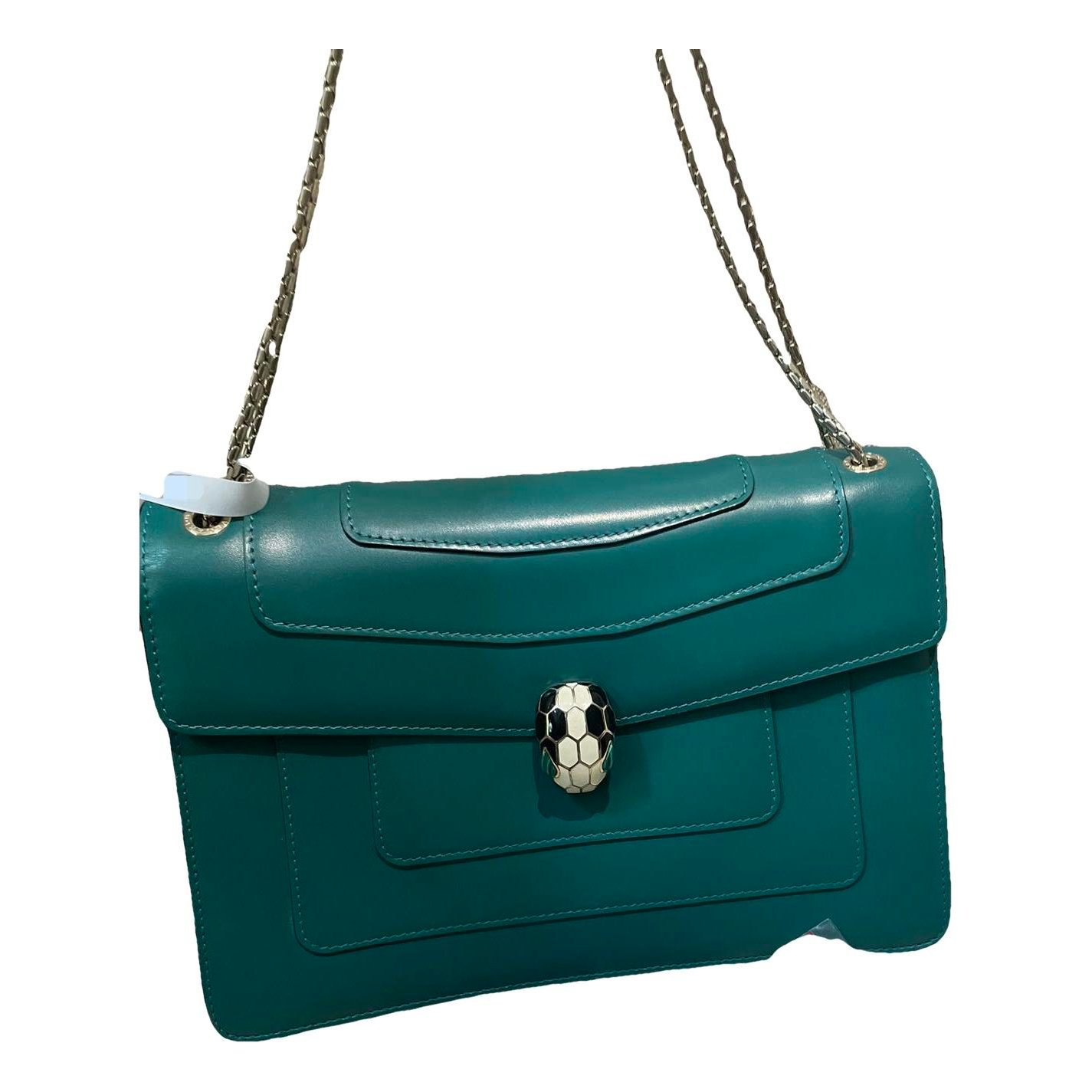 Serpenti leather handbag